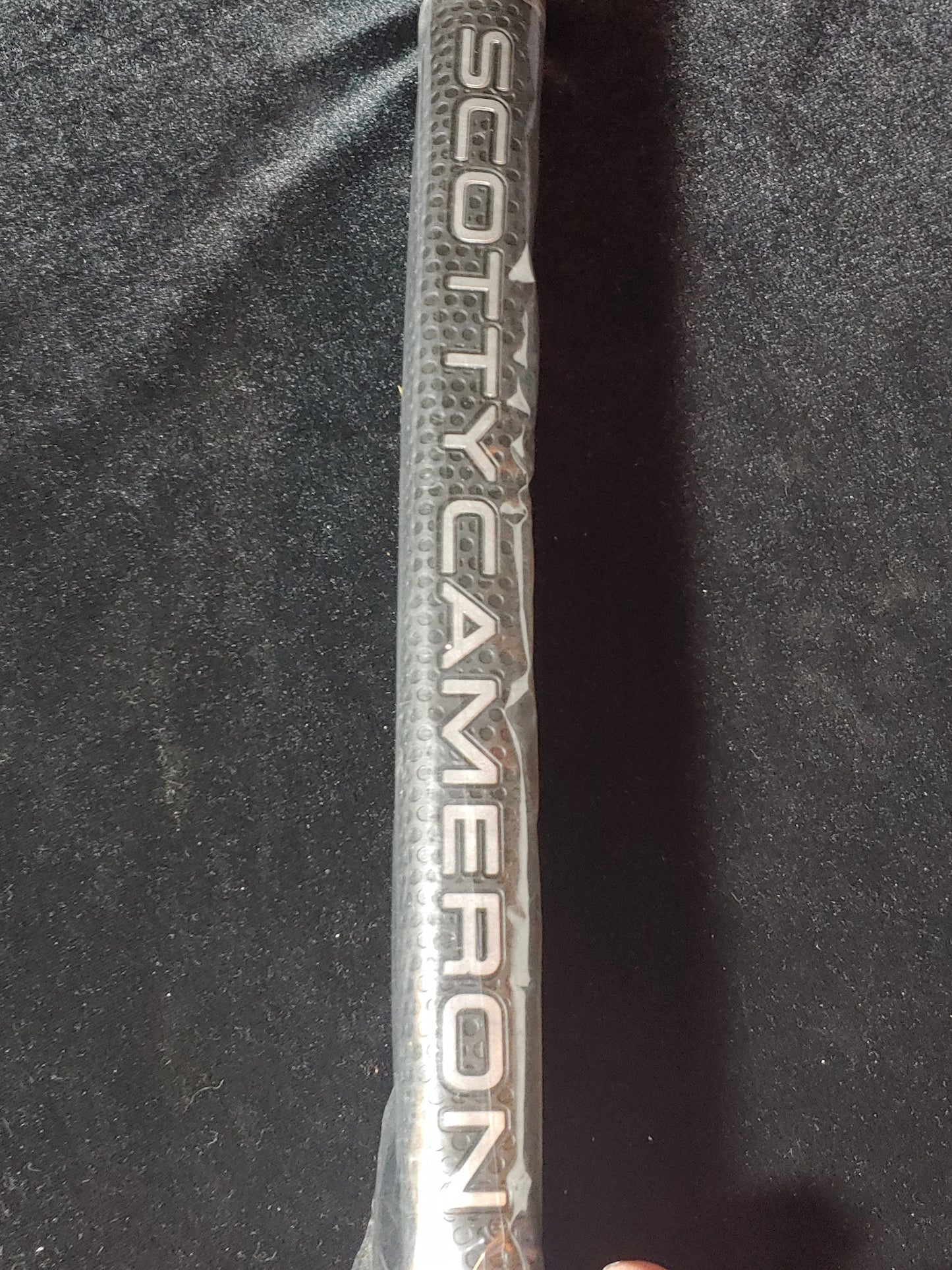 NEW! Scotty Cameron Studio Design Midsize 11" Golf Putter Grip Black/Silver Great Feel!
