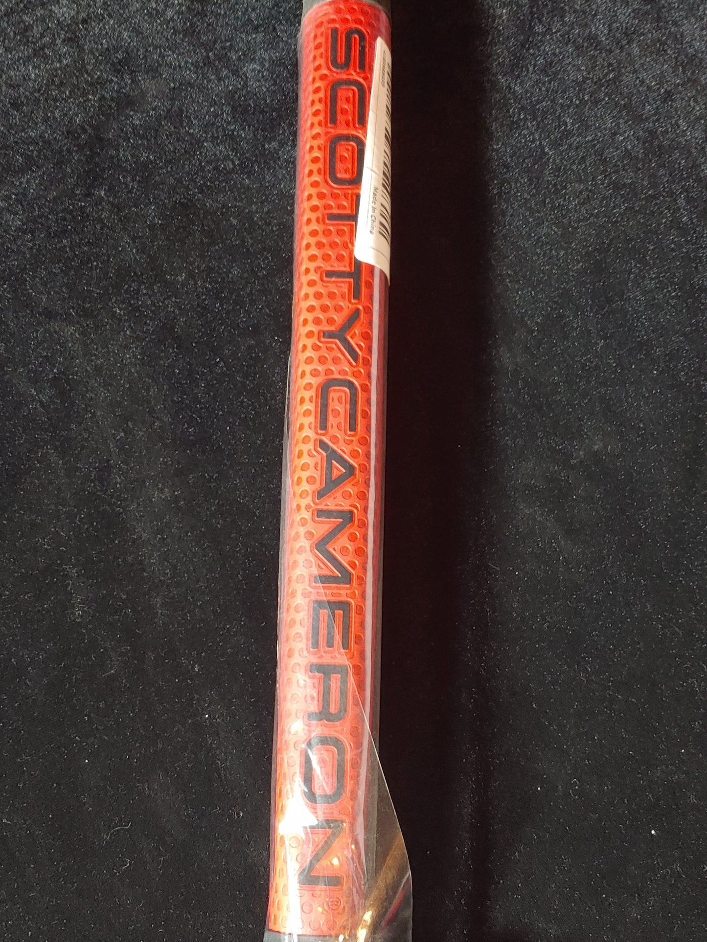 NEW! Scotty Cameron Studio Design Midsize 11" Golf Putter Grip Red/Black Great Feel!