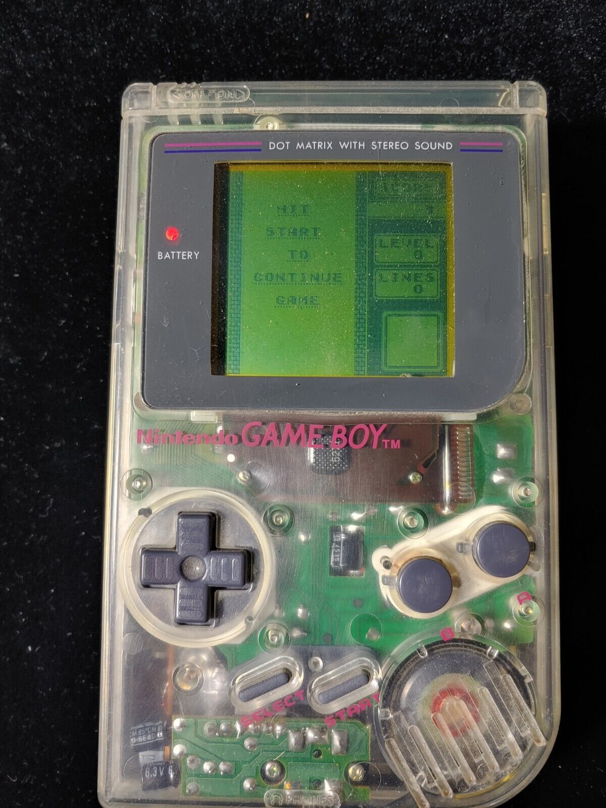REDUCED! Nintendo Game Boy Original CLEAR DMG-01 Printer, Camera, Paper, 6 Games