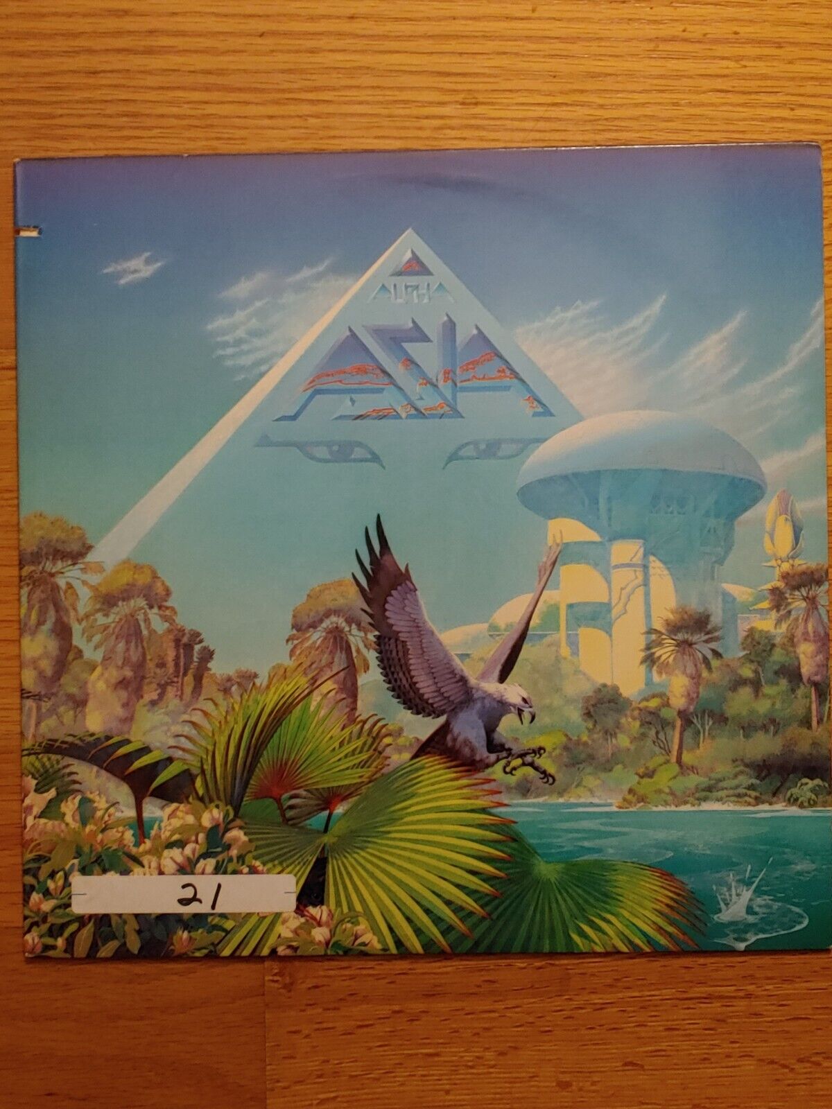 ASIA 1983 ALPHA ROCK LP