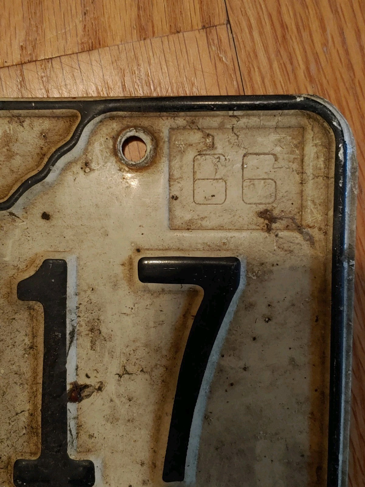 Vintage 1966 Tennessee License Plate Pair Rutherford County