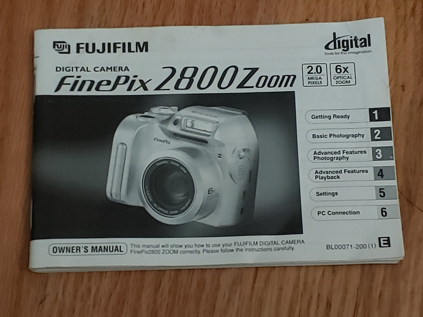 FujiFilm FinePix 2800Zoom Owner's Manual
