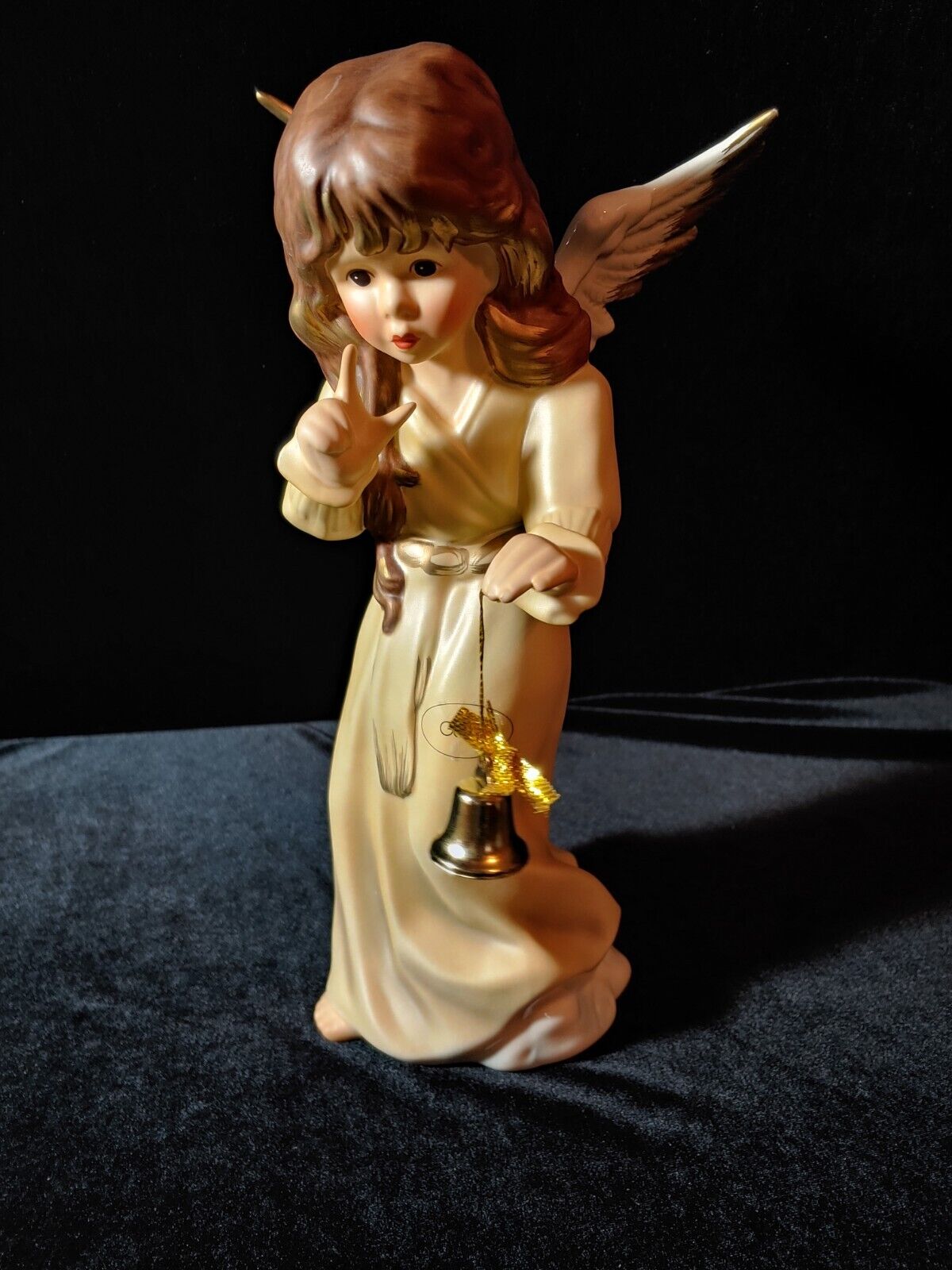 Goebel Figurine 17" Angel W/Bell with Original Box Excellent Condition