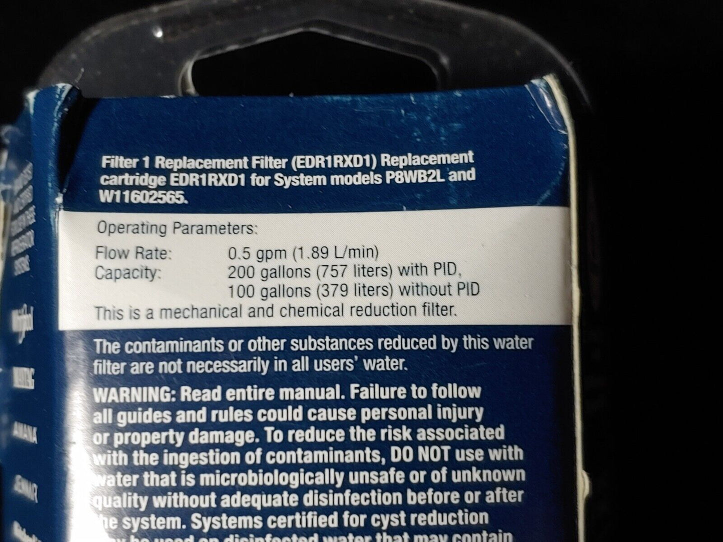 Everydrop 1 water and ice filter EDRIRXD1