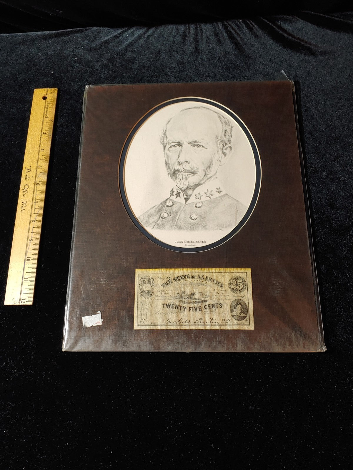 Civil War Photo Currency Reproduction 14x11 Matted Sealed