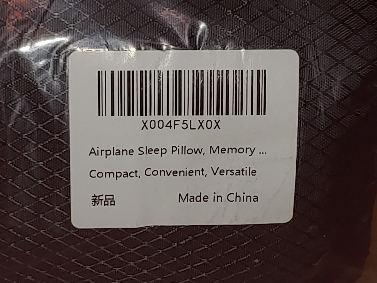REDUCED! Travel Size Pillow Memory Foam Neck Support