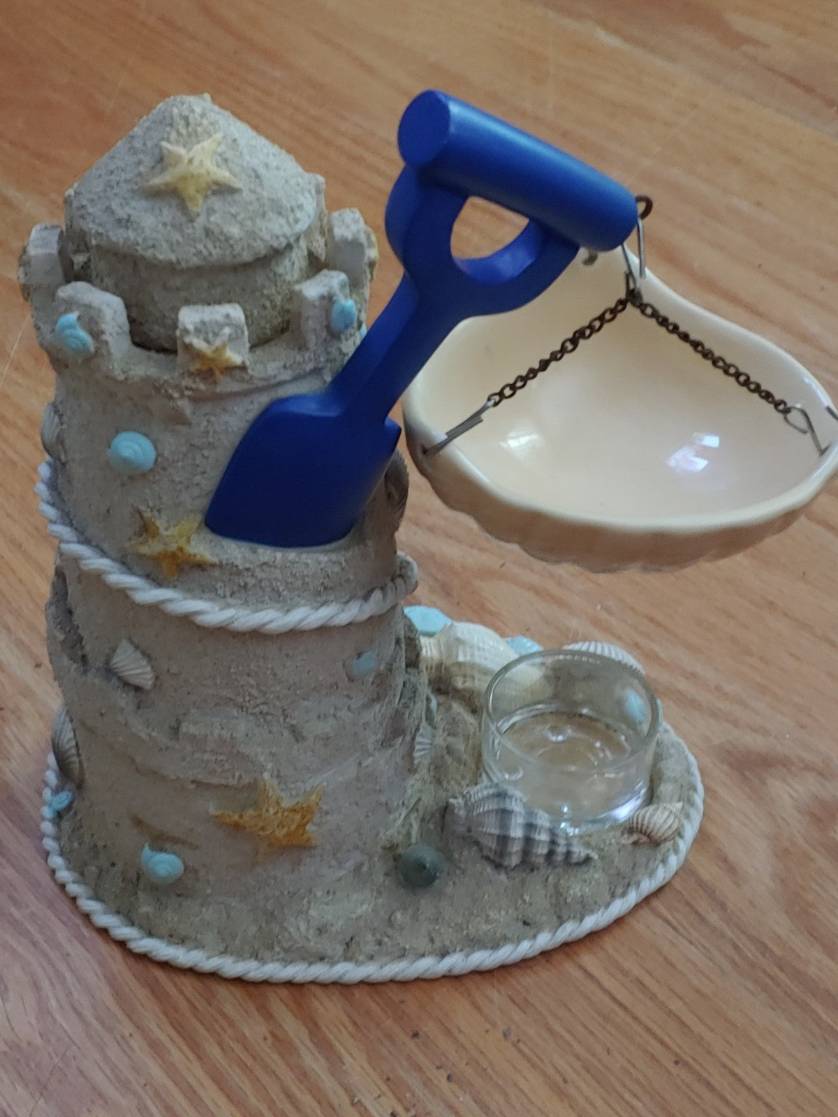 Yankee Candle Lighthouse Sandcastle Seashells Hanging Tart Wax Warmer Nautical