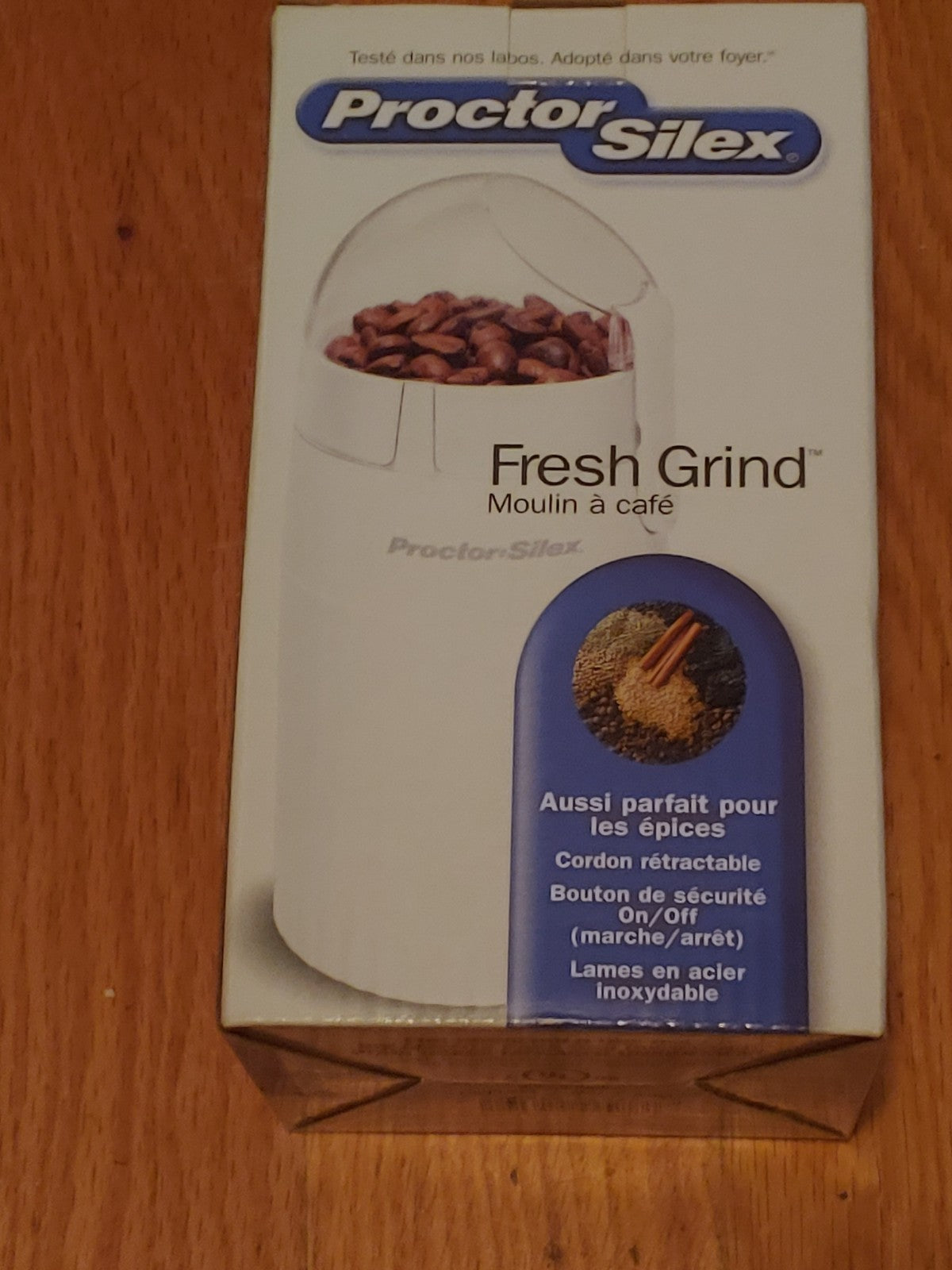 NEW! PROCTOR SILEX BY HAMILTON BEACH E160B COFFEE GRINDER WHITE