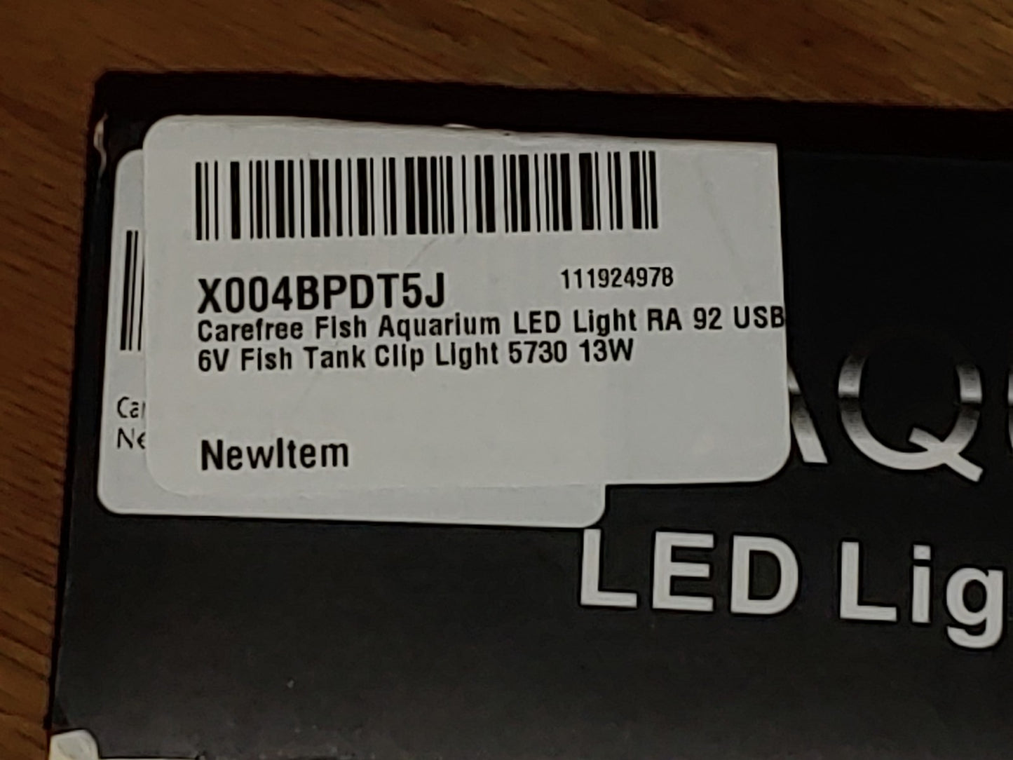 NEW! CAREFREE FISH AQUARIUM LED CLIP LIGHT 13W