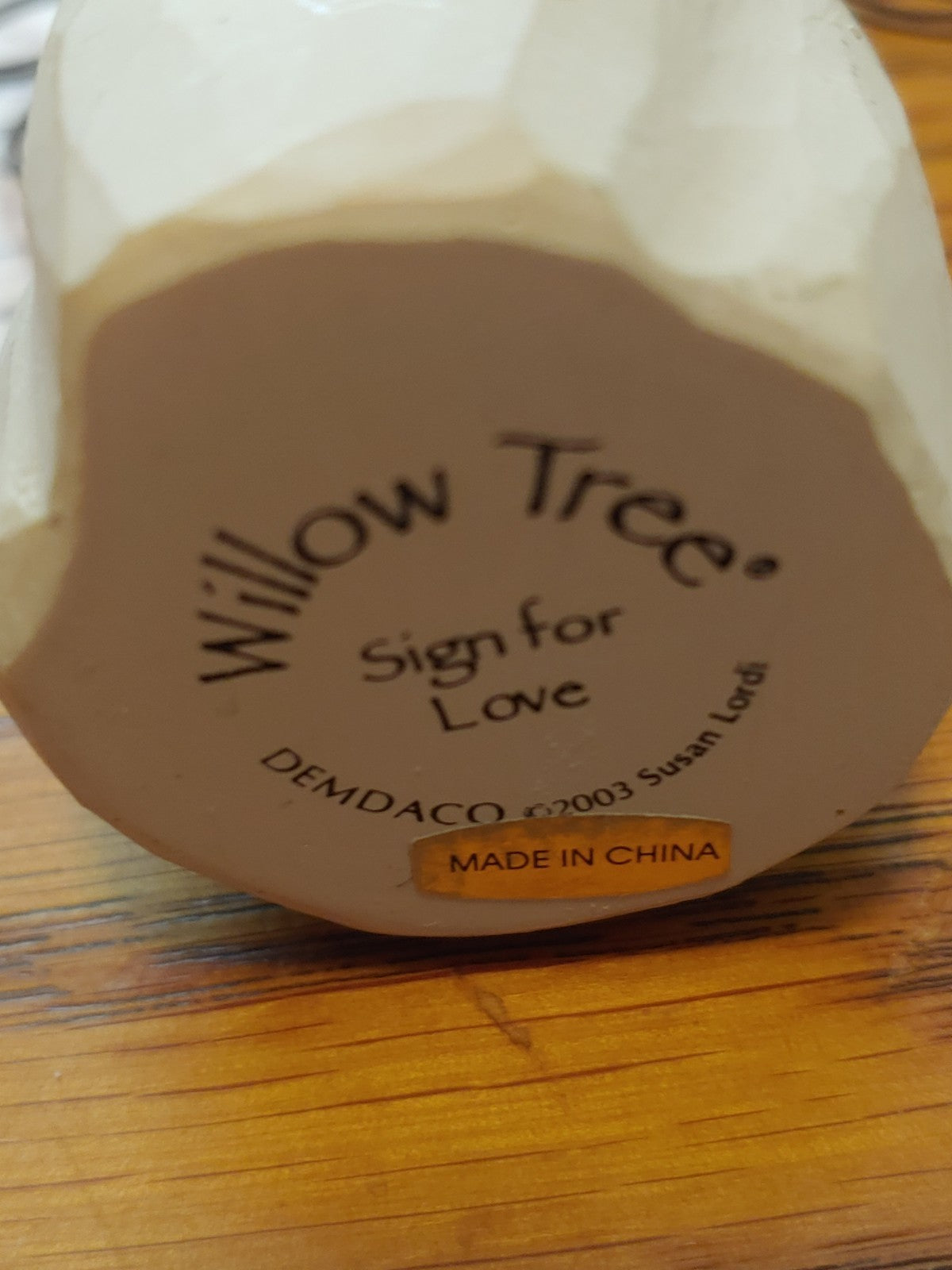 Willow Tree Angel Sign For Love 2003 Susan Lordi Figurine