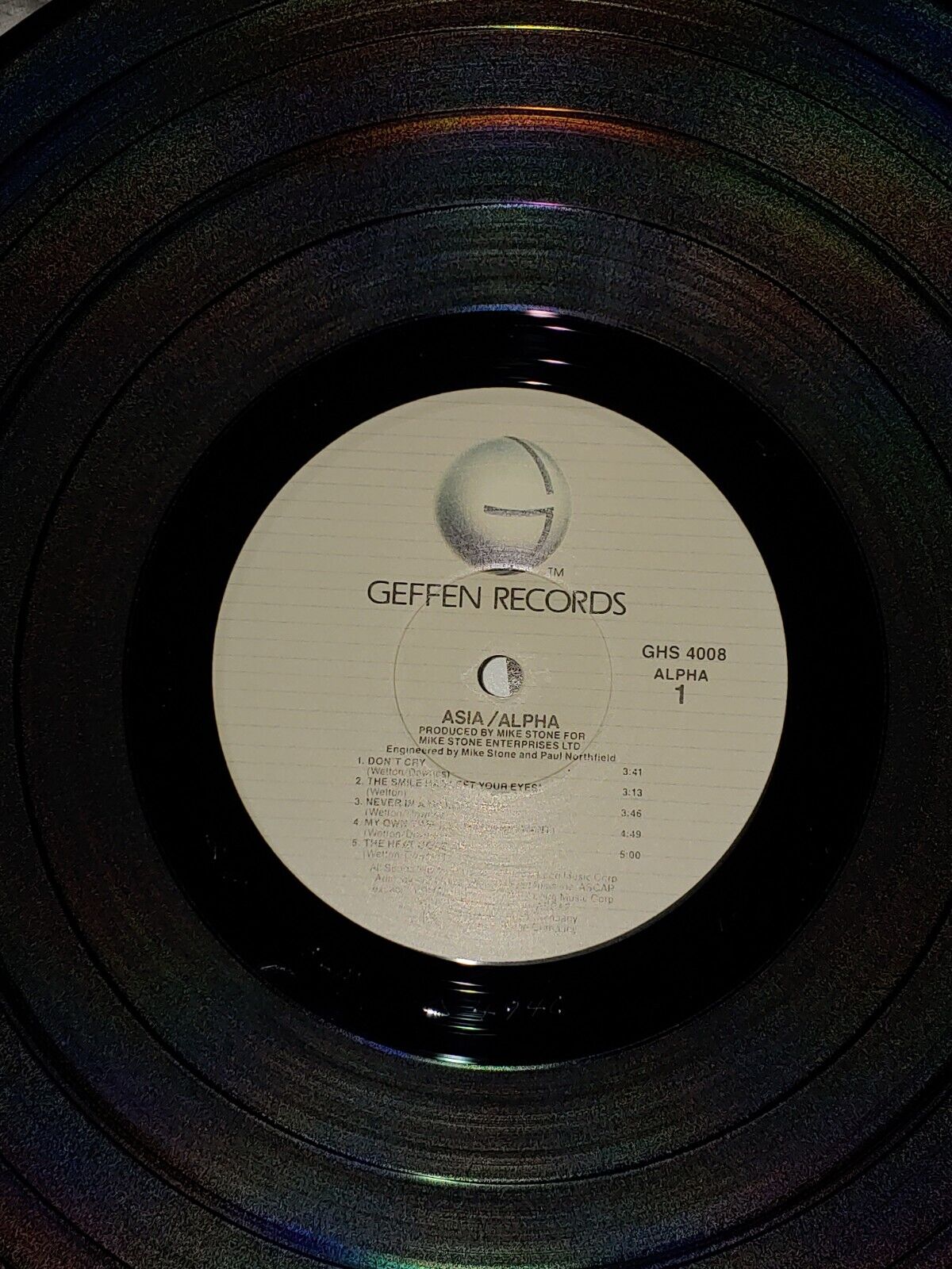 ASIA 1983 ALPHA ROCK LP
