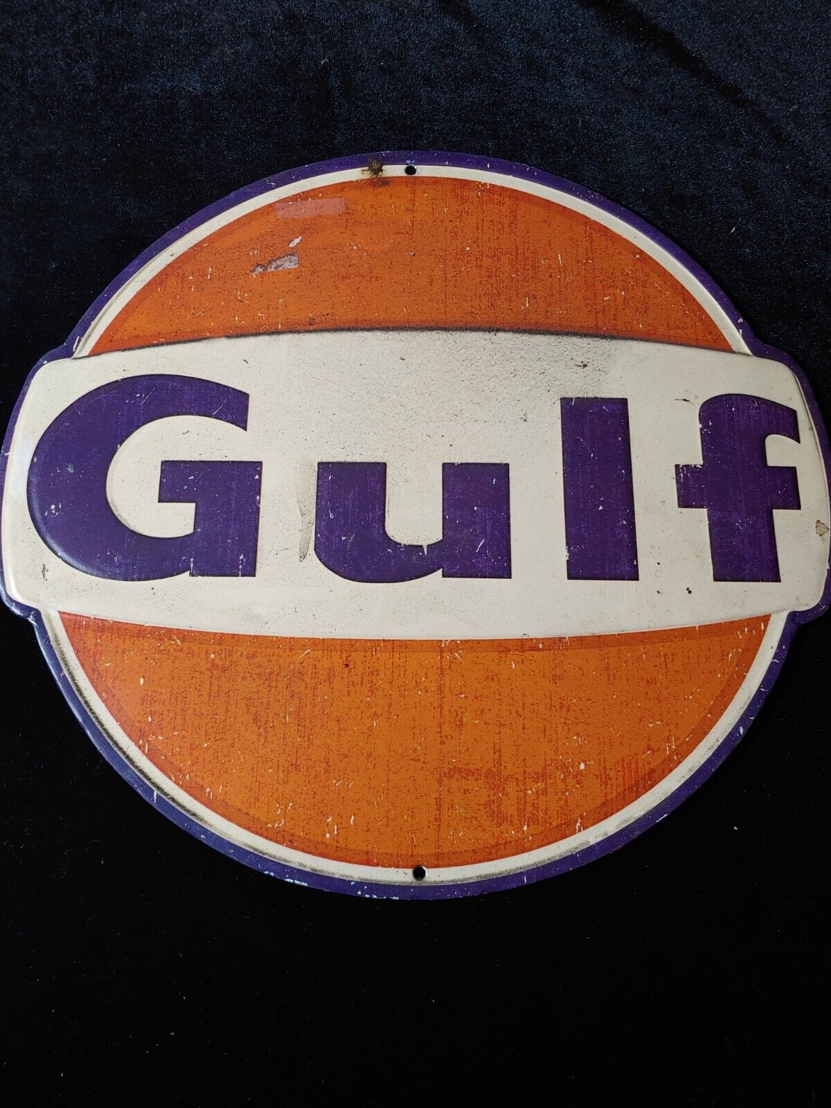 Gulf Shell Texaco 3 Gas Service Station Metal Signs