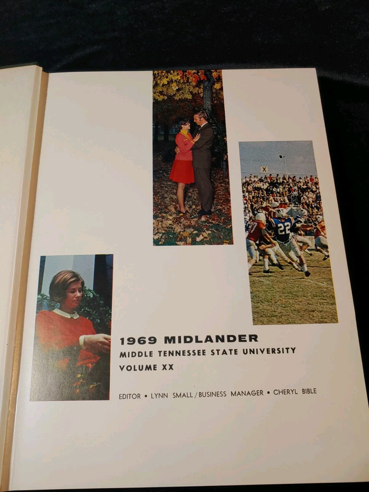 Vintage 1969 MTSU Midlander Annual Yearbook Clean