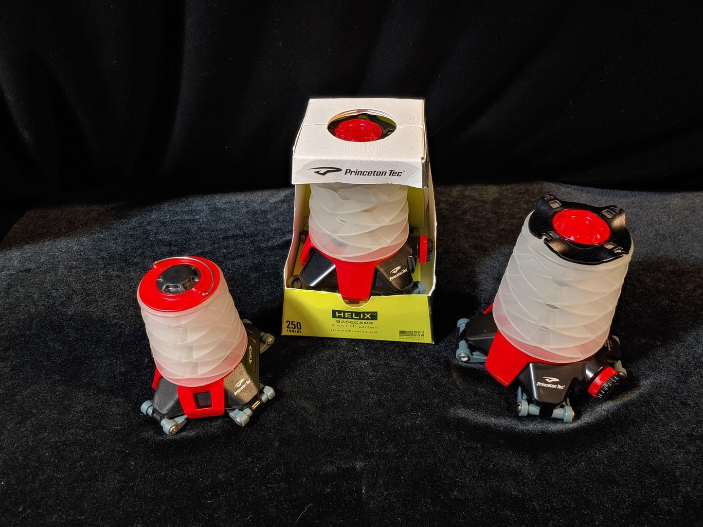 Princeton Tec Helix Basecamp Camp Lantern 1 New, 2 Open Box