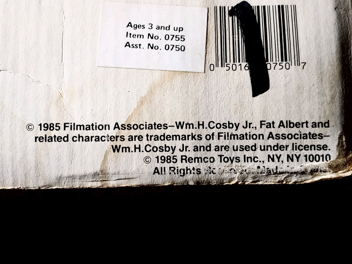 Vintage Remco 1985 Fat Albert Cosby Kids Hank 12 Inch Doll NIB