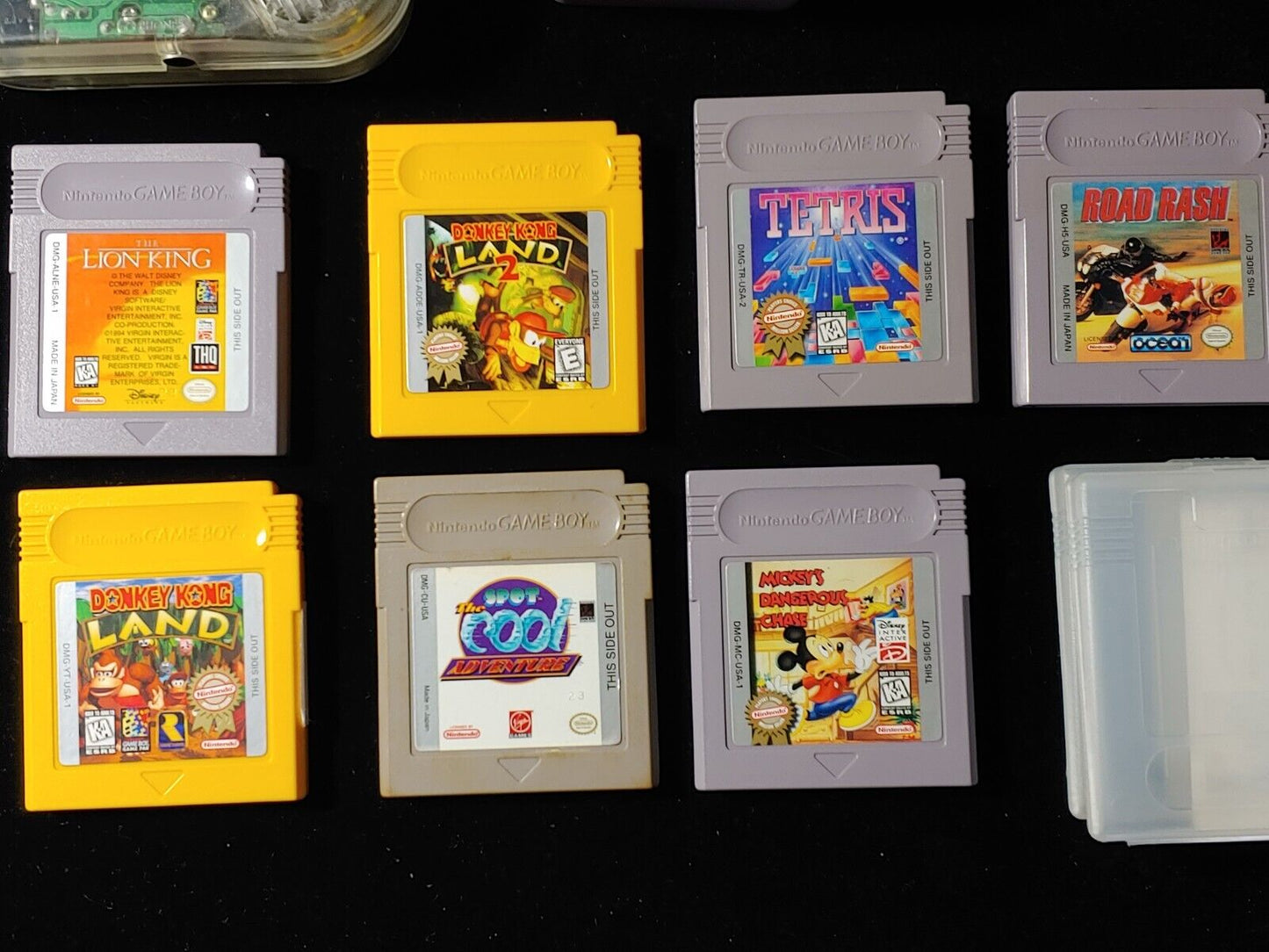 REDUCED! Nintendo Game Boy Original CLEAR DMG-01 Printer, Camera, Paper, 6 Games