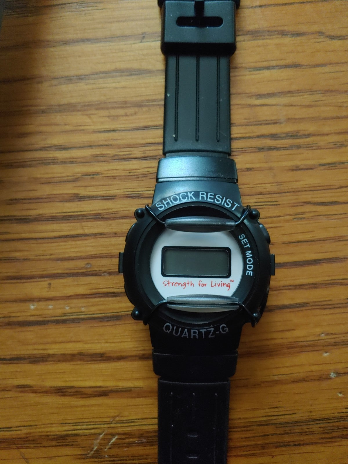 NEW! Vintage Advertising Digital Watch "Strength for living" Quartz LED w/Case