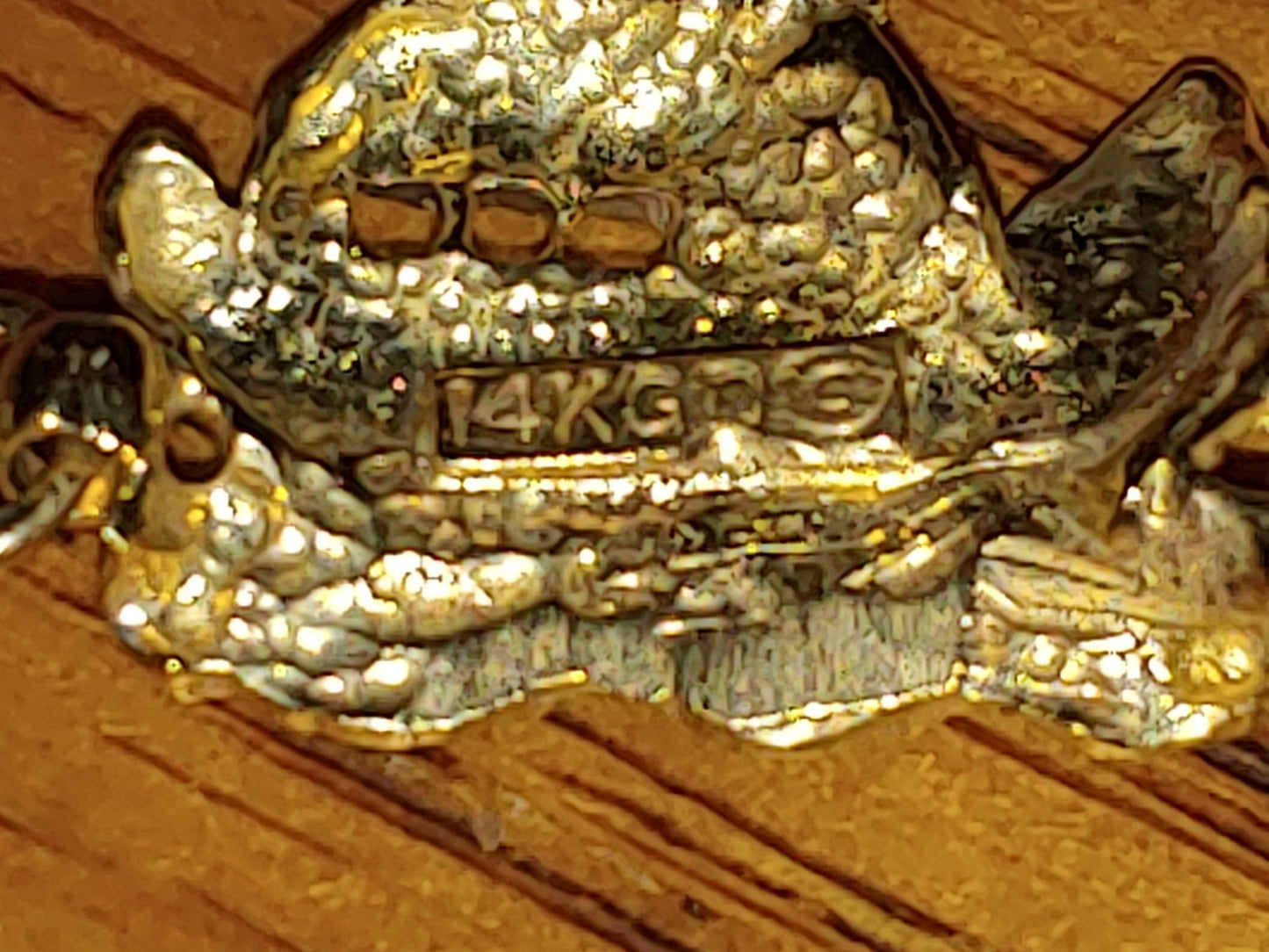 14k Yellow Gold Noah's Ark & Animals Bracelet Lobster Clasp with Original Box
