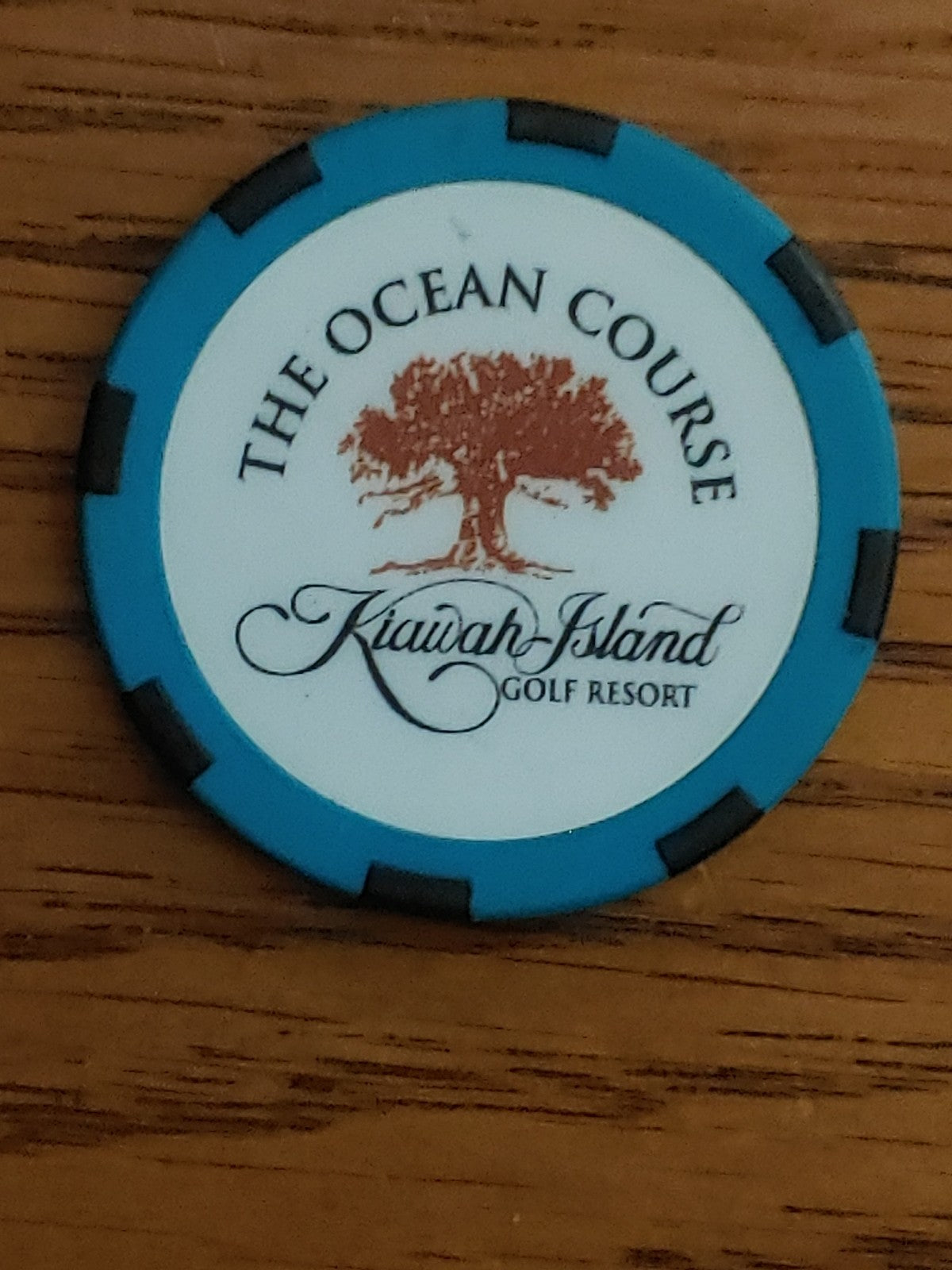 Poker Chip Ball Marker The Ocean Golf Course Kiawah Island Resort