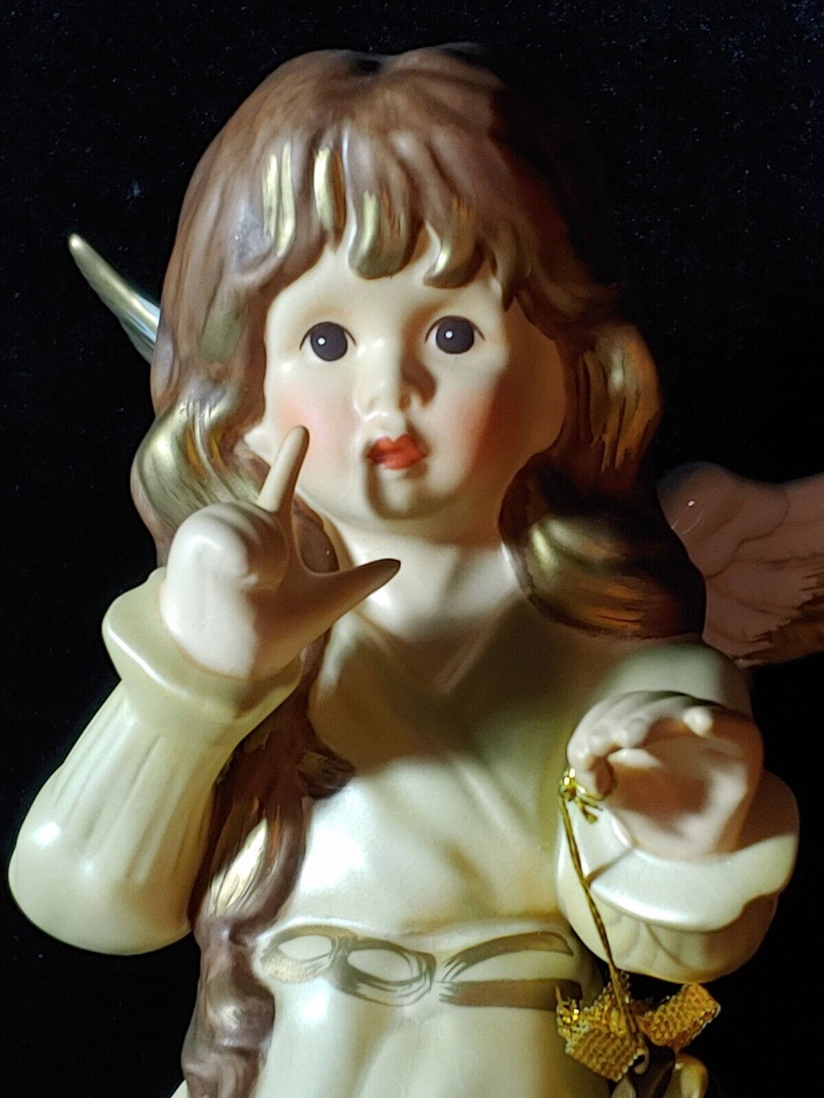 Goebel Figurine 17" Angel W/Bell with Original Box Excellent Condition