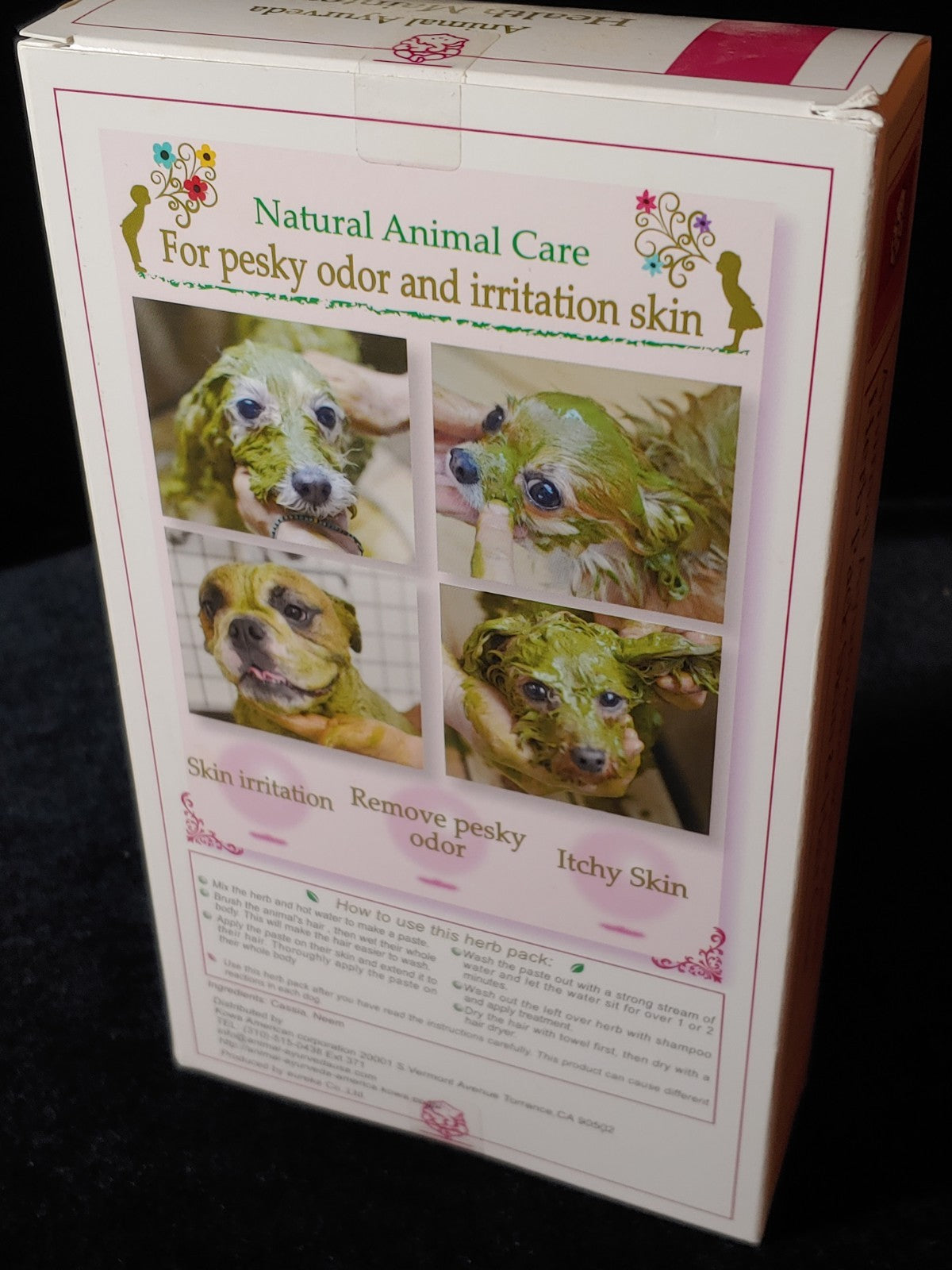 Animal Ayurveda Doctor’s Health Herb Pack Skin and Coat Shampoo Care for dogs