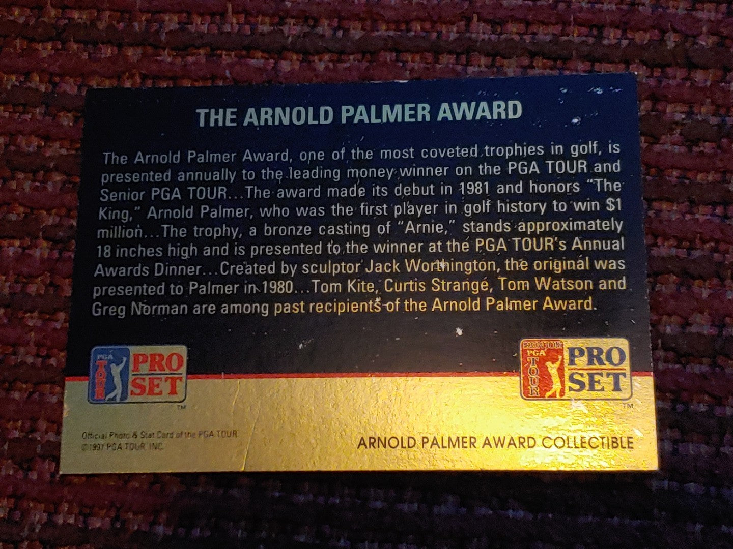 1991 Pro Set - Hologram Arnold Palmer