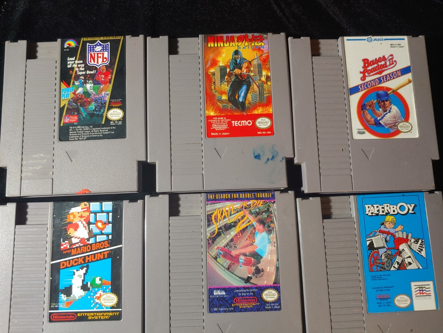 Vintage Nintendo NES Video Game Console System Bundle NES001