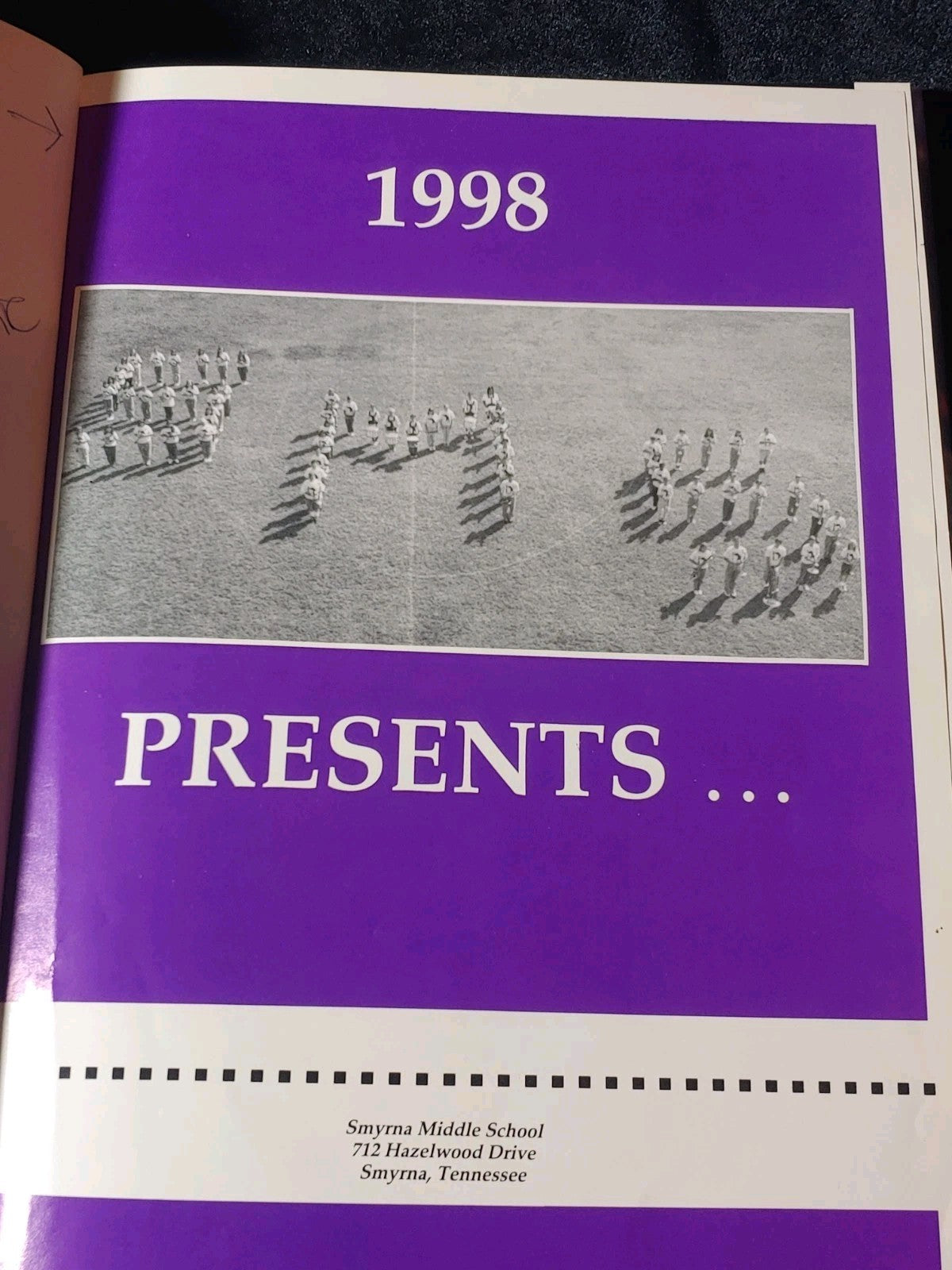 Vintage 1998 Smyrna Middle School Smyrna TN Yearbook Clean