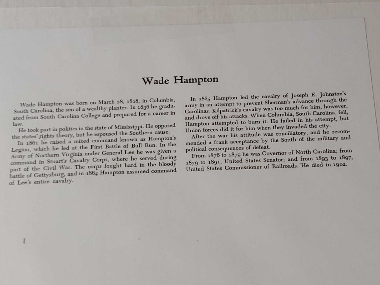 Civil War Photo Currency Reproduction 14x11 Matted Sealed