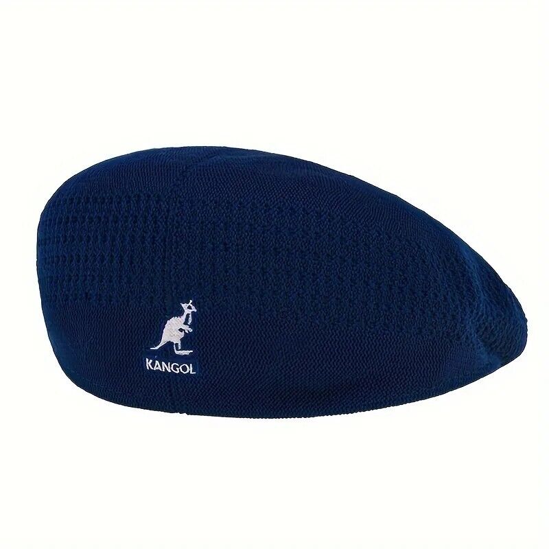 New Sealed Kangol Woolen Beret Hat Warm Casual Men Women Navy Blue