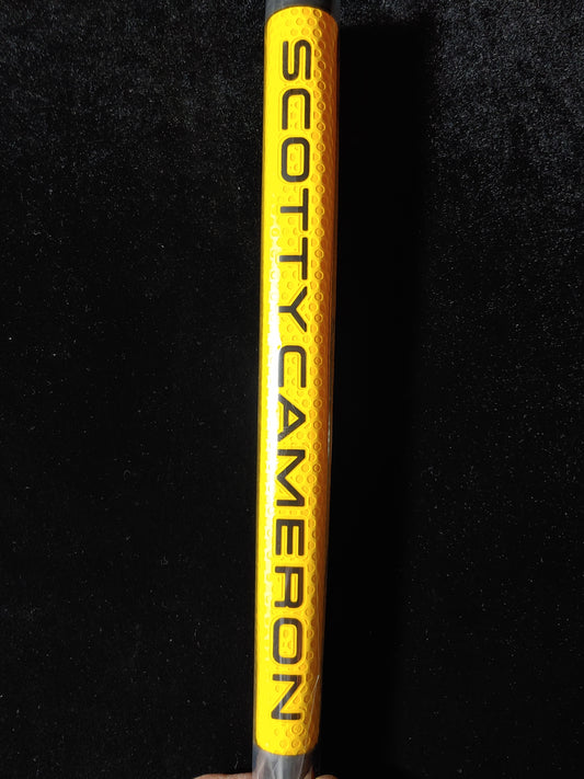 NEW! Scotty Cameron  Studio Design Midsize 11" Golf Putter Grip Yellow/Black Great Feel!