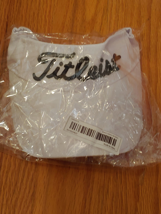 New! Titleist Golf Visor White