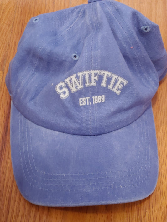 New! Swiftie Baseball Hat Blue Cap Est. 1989