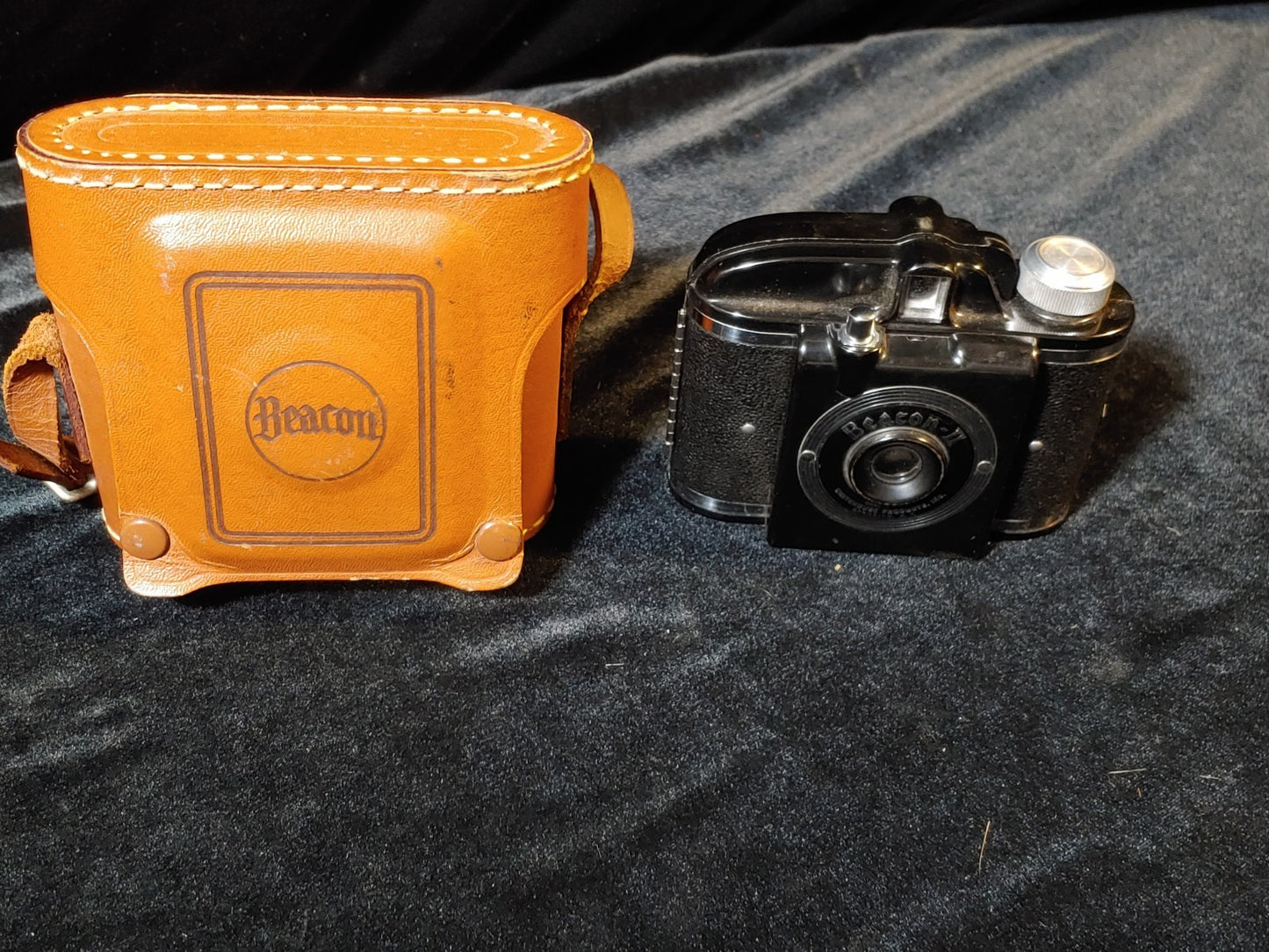 Vintage Whitehouse Beacon II Camera With Case 127 FILM Great Condition