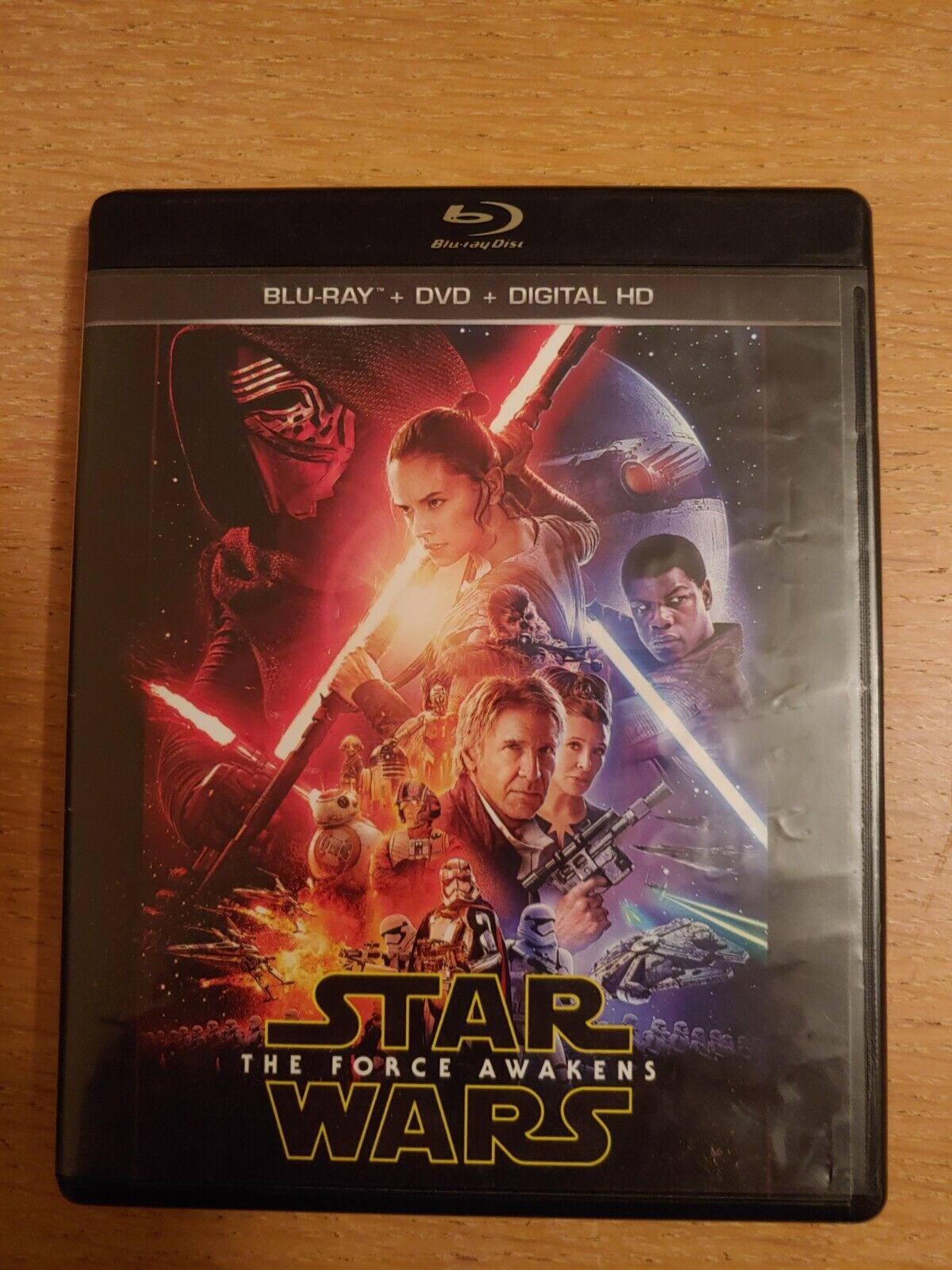 Star Wars: The Force Awakens Blu-ray + DVD, Mint Condition E+