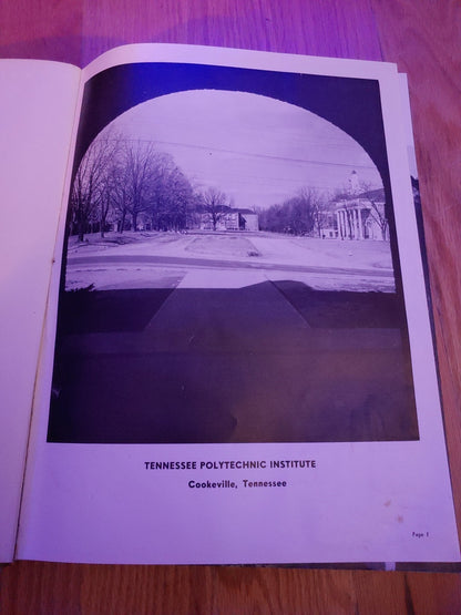 Vintage 1955 TN Polytechnic Institute Cookeville TN Eagle Yearbook Annual