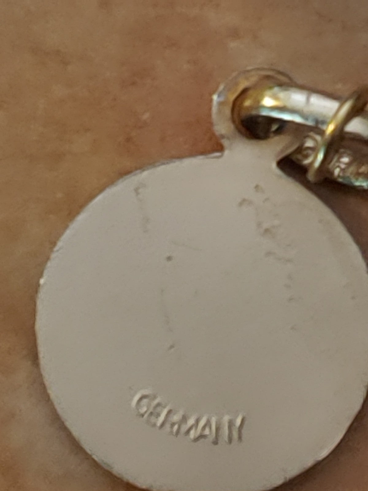 Vintage Mother Mary Medal Made in Germany
