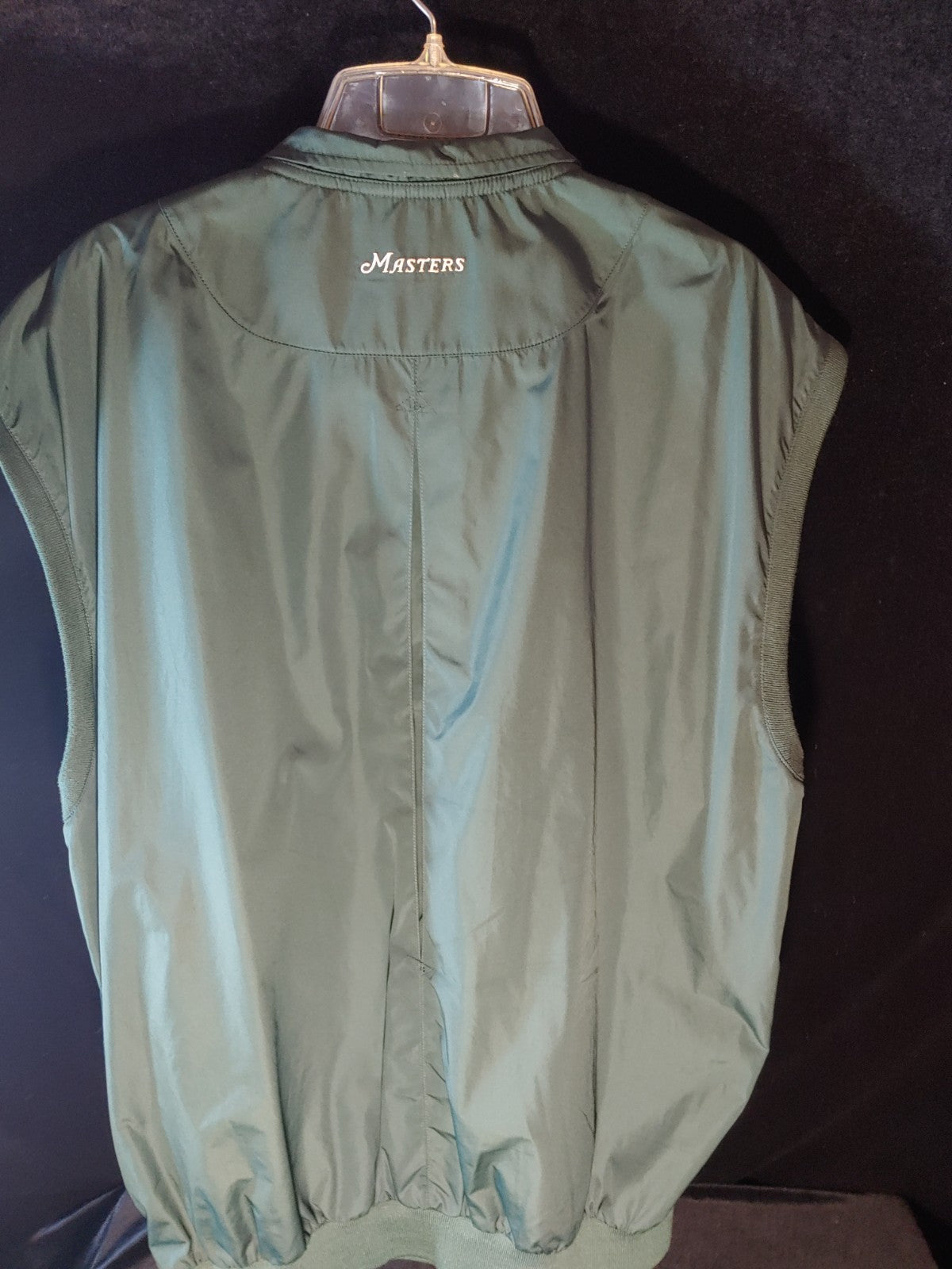 Masters Collection Augusta Men's Golf XL 1/4 Snap Vest Dark Green Peter Millar