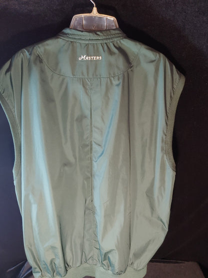 Masters Collection Augusta Men's Golf XL 1/4 Snap Vest Dark Green Peter Millar