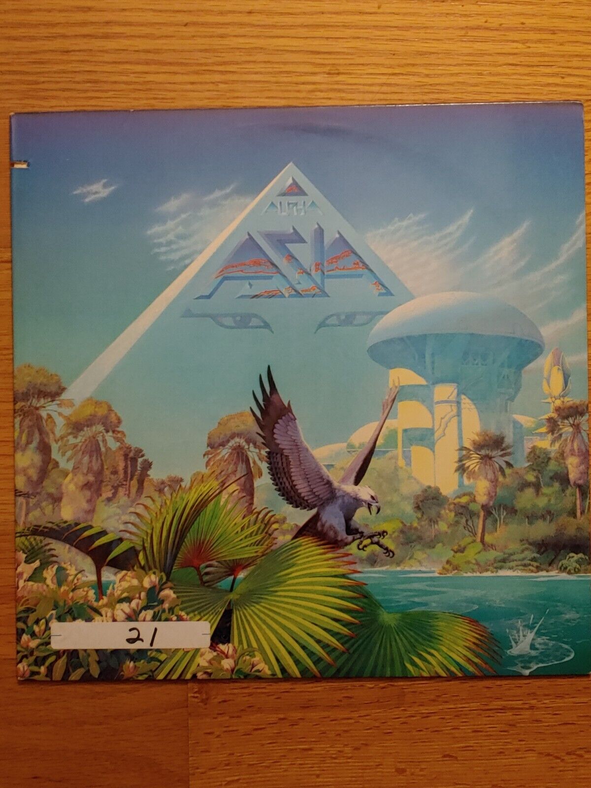 ASIA 1983 ALPHA  ROCK LP