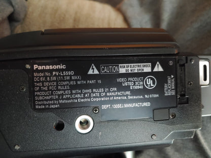 Panasonic PV-L559D VHS-C Analog Camcorder - untested