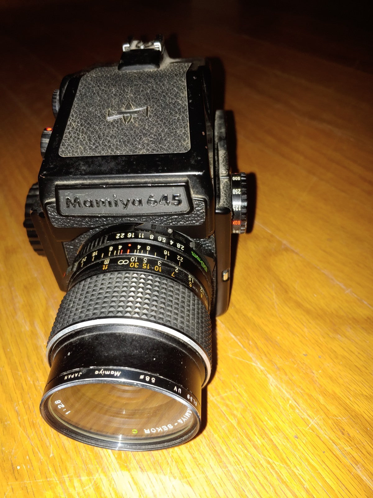 Mamiya 645J w/55mm Lens Excellent Condition