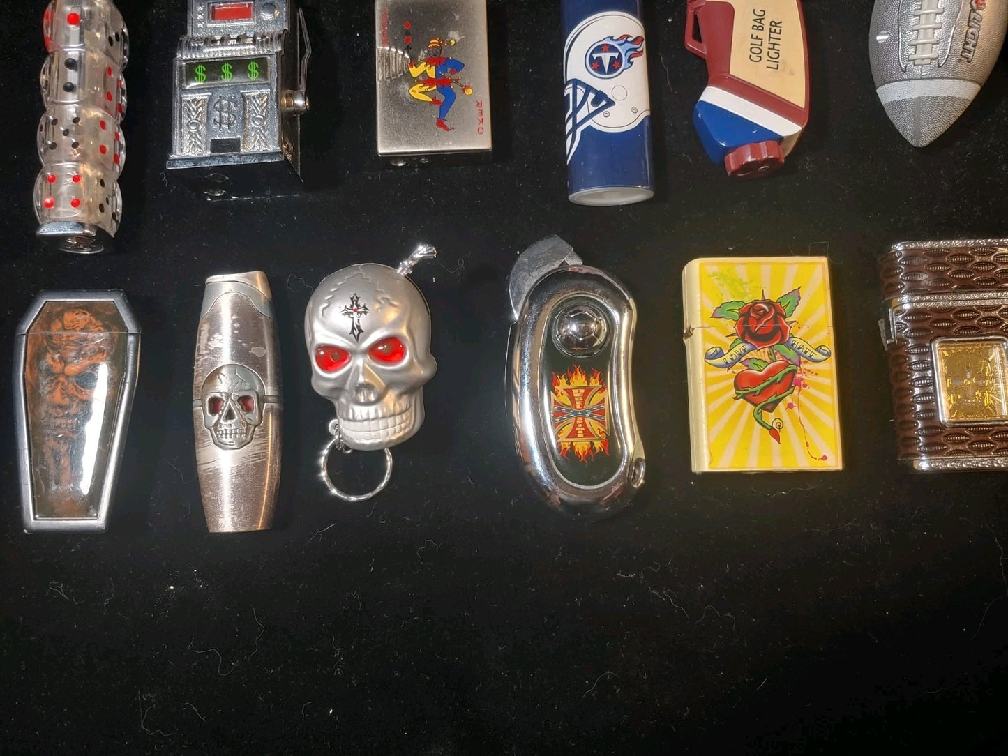 Novelty Used Butane Lighter Lot Untested Great Condition