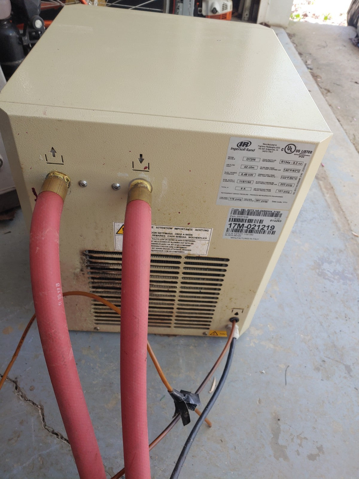 Ingersoll Rand D72IN Non-Cycling Air Dryer
