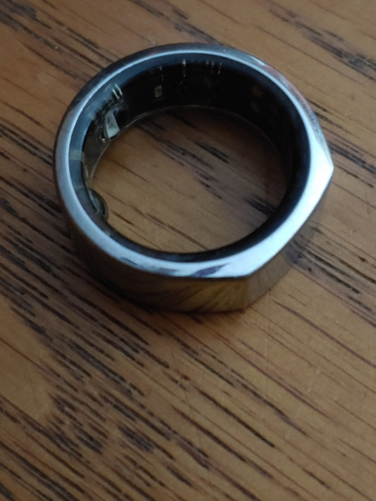 Oura Ring Gen3 Heritage Silver Size 8 w/ Original Box