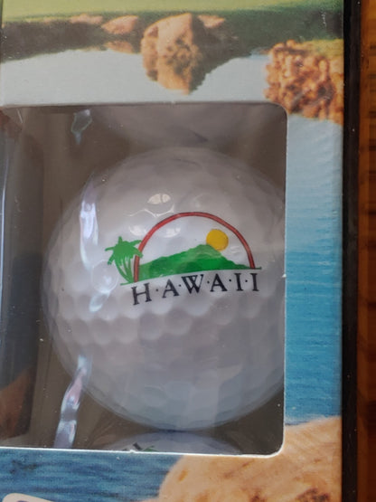 12 Sealed Vintage Spaulding Golf Balls Hawaii 4 Different Logos