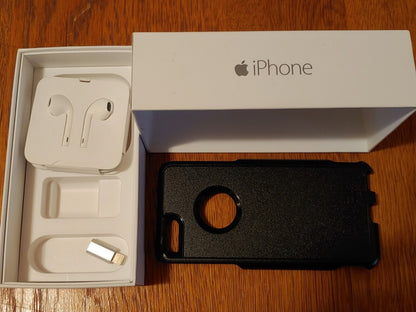 Apple iPhone 6 BOX ONLY Ear pods w/hard case