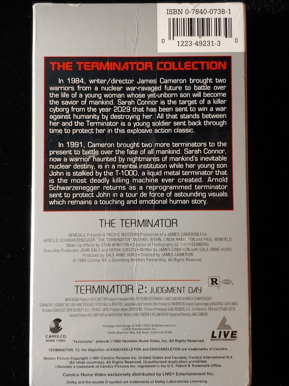 NEW! The Terminator Collection VHS, 1995, 2-Tape Set Sealed