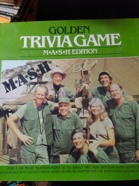 VINTAGE Trivia Game Cards MASH Golden Edition 1984 War Combat TV