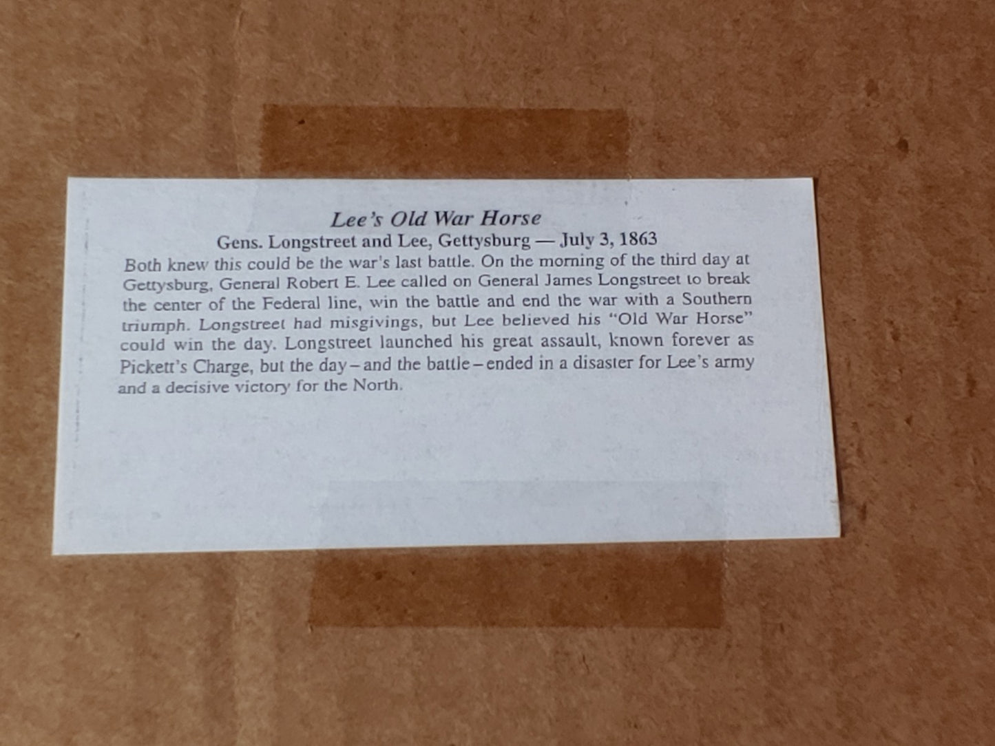 Civil War Color Photo Currency Reproduction 14x11 Matted Sealed